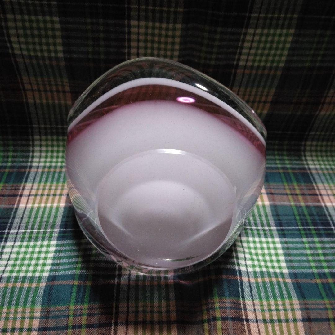 工芸品 Swedish Flygsfors art glass Coquille