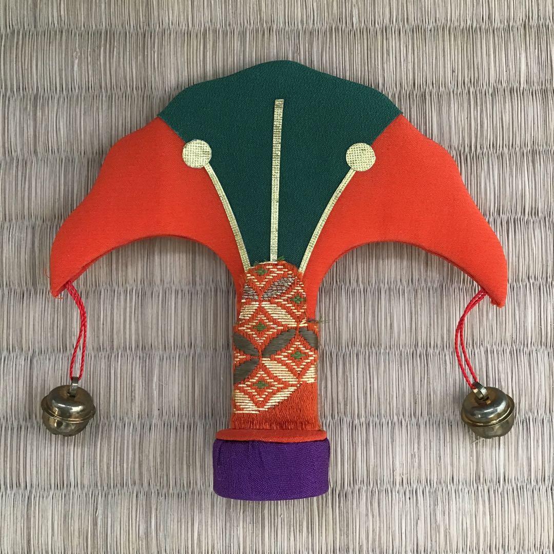 茶道具　投扇興　蝶(的) 枕(台)扇(5本)一式 7点　栞　共箱　S258TK