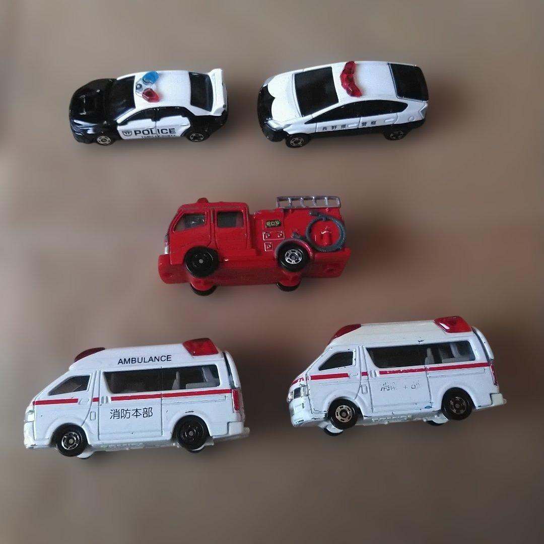 警察 消防 救急 緊急車両 372台 トミカ ジャンク品 絶版 廃盤 限定 レア