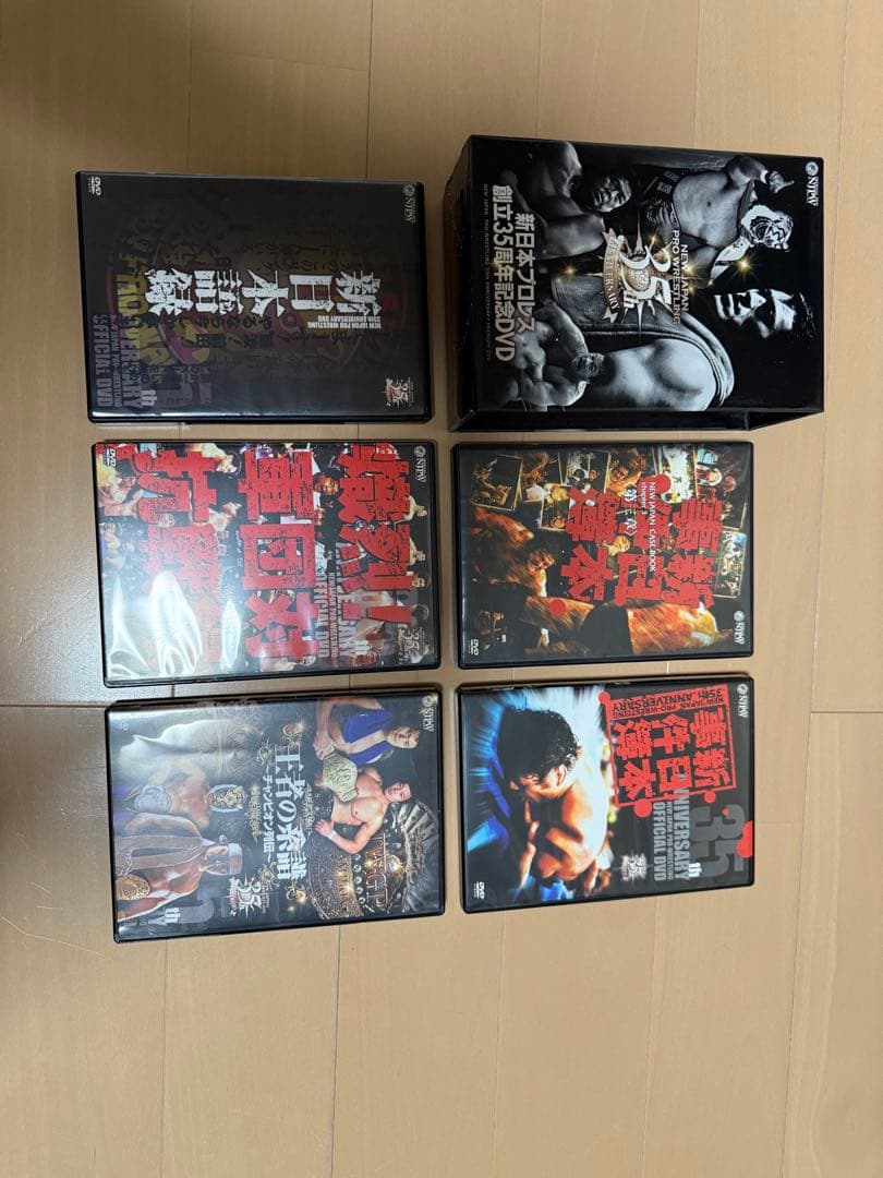 新日本プロレス　創立35周年記念DVD5枚セット