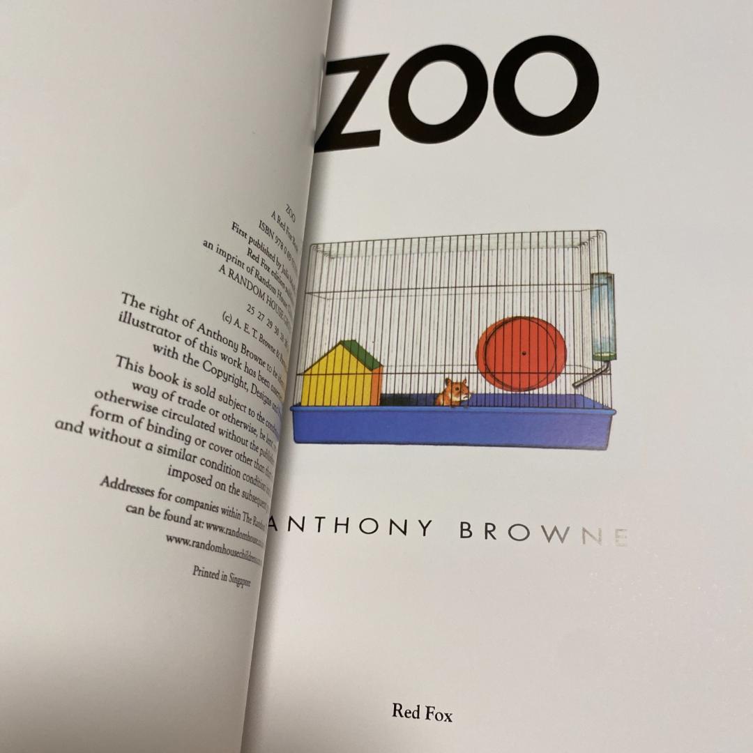 Ant18 ZOO 音声絵本アンソニー・ブラウン