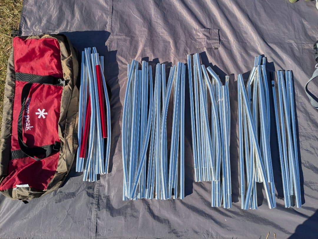 スノーピーク　ランドロック　TP-671　スノピ製ペグ30本+銅ヘッドハンマー付