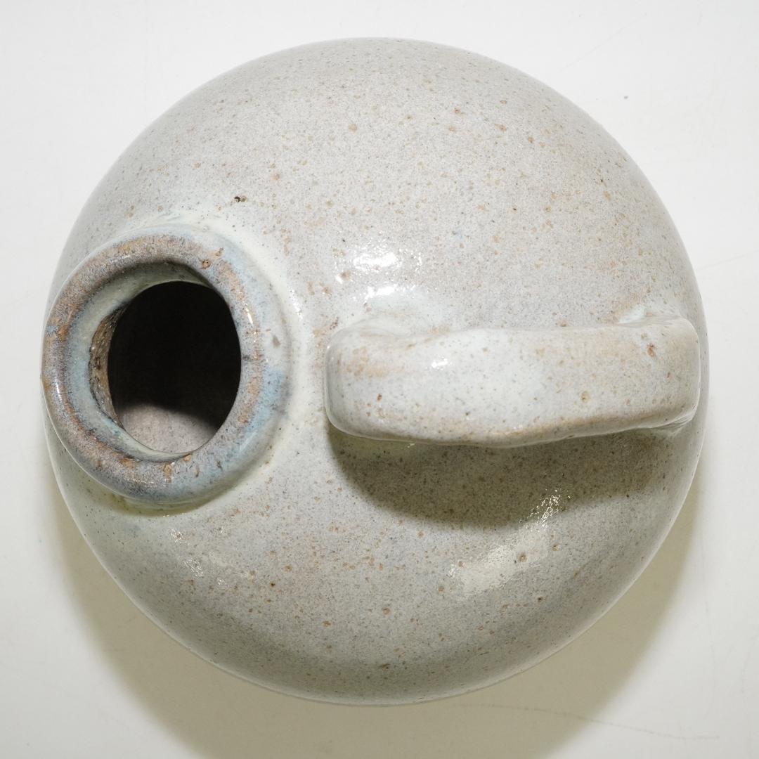 白磁 酒器 扁壺 古玩 水差し 花器 尿瓶 陶器