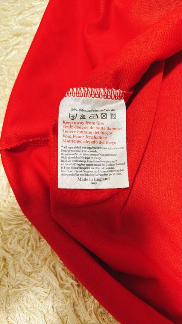 希少✨イングランド製　マンチェスターユナイテッド　ユニフォーム　ゲームシャツ