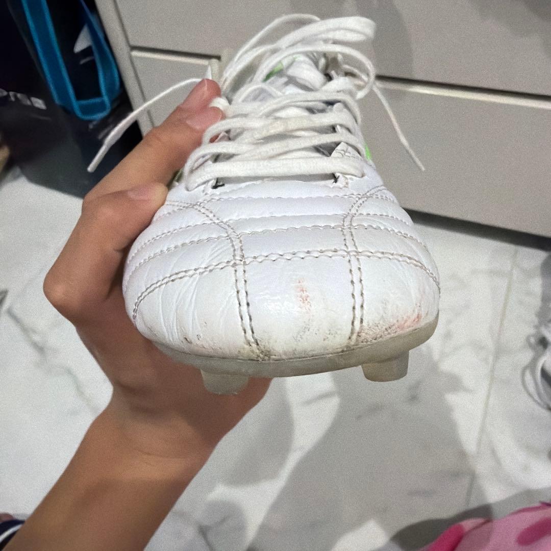 (モナルシーダ3プロ)￼サッカーシューズ ホワイト/グリーン