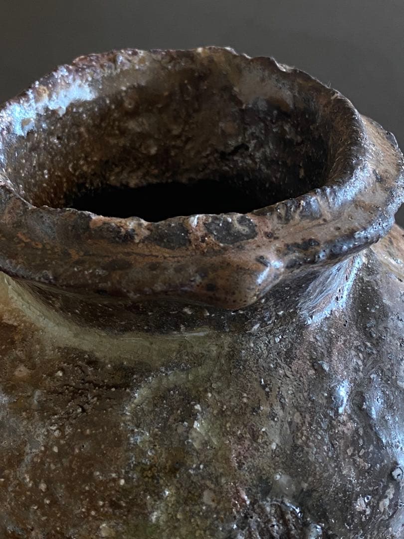 信楽焼 Shigaraki ware 壺 Jar 井村侊生 L03