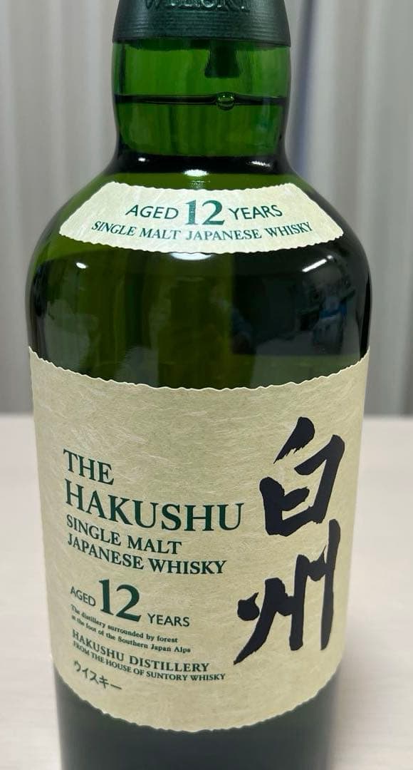 白州12年　サントリー　ウイスキー