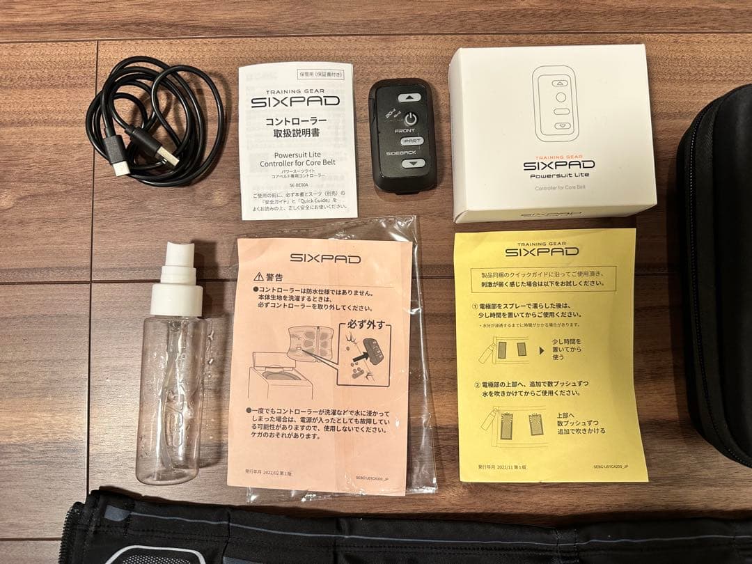 美品正規品 SIXPAD パワースーツ コアベルト Core belt Ｍサイズ