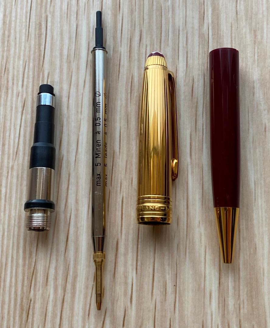 希少 美品 モンブラン ソリテール シルバー 925 ボルドー シャーペン