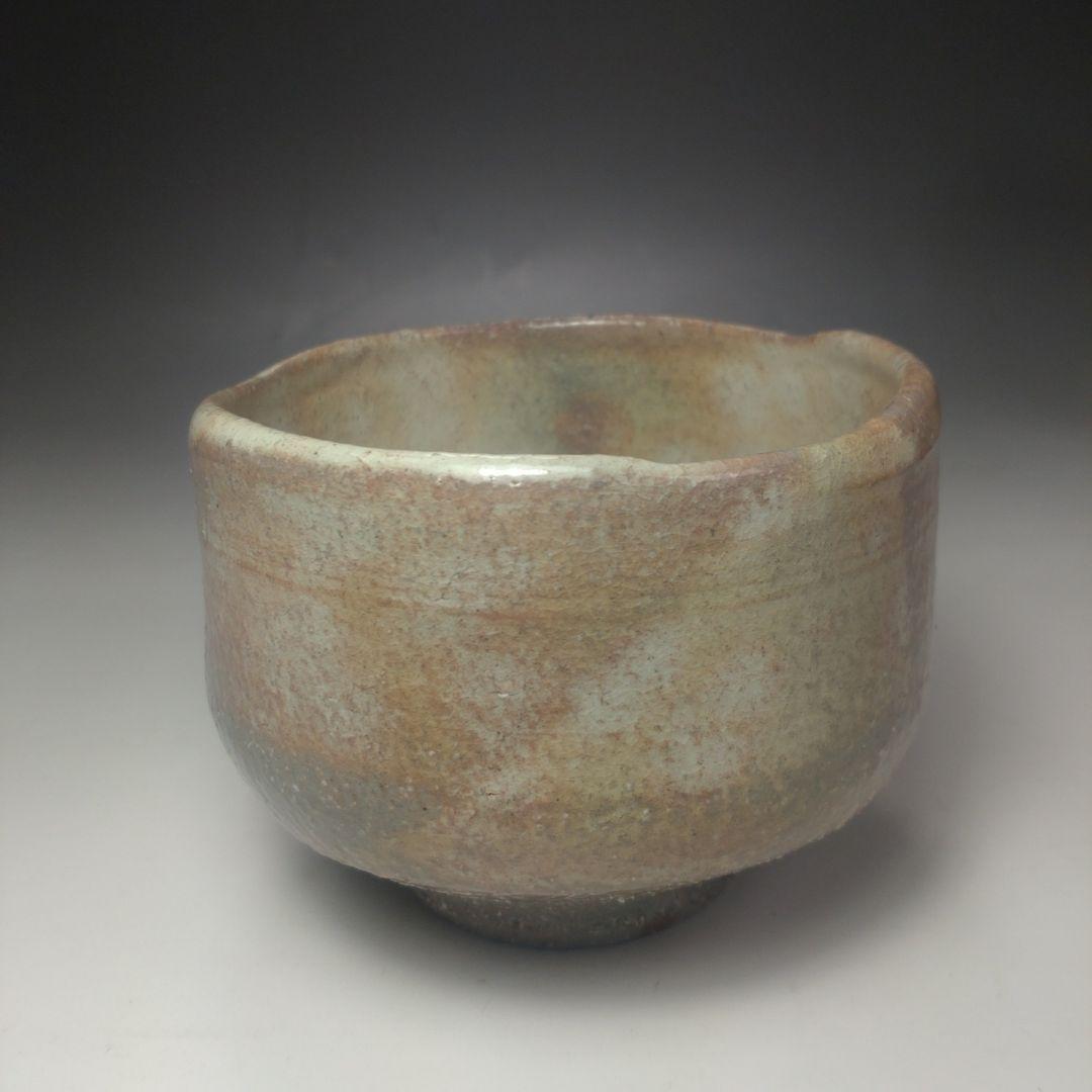 イ75 茶碗『萩焼窯元　斉藤一斉』『萩殿窯　共箱』抹茶碗　茶道具