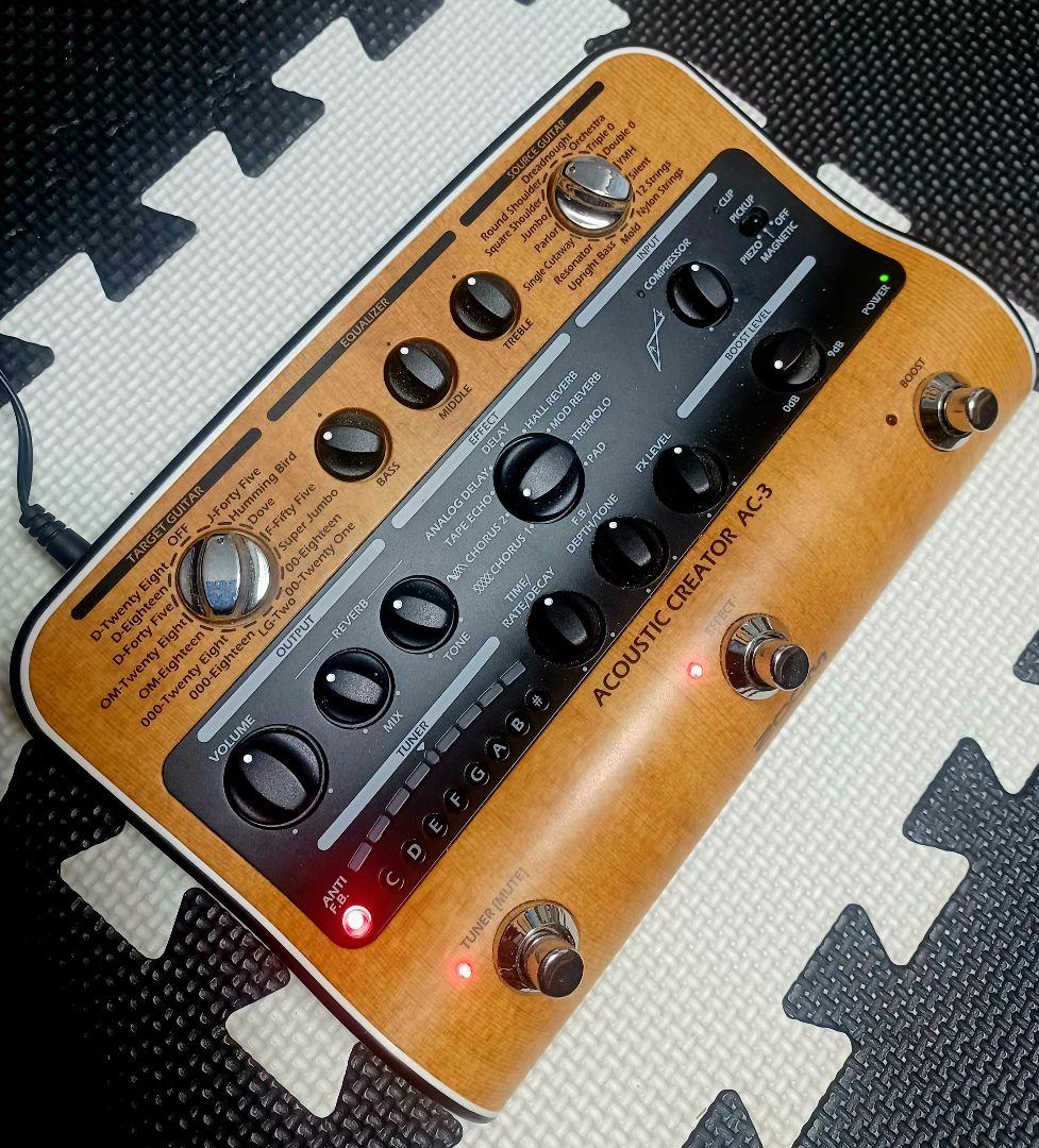 ZOOM AC-3 CREATORアコースティックギター用エフェクター