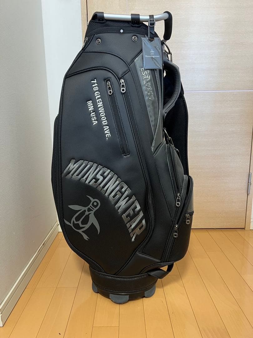 Munsingwear ブラック キャディバッグ