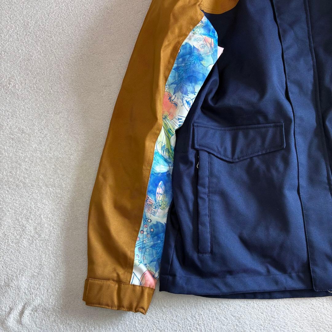 美品　ScoLarスキー・スノーボードウェア　ネイビー×ブラウン