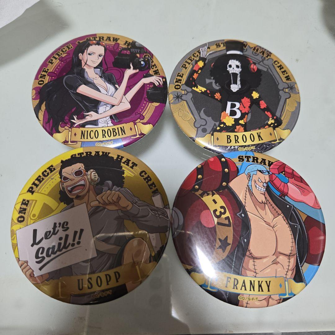 ワンピース 缶バッジ ステッカーセット