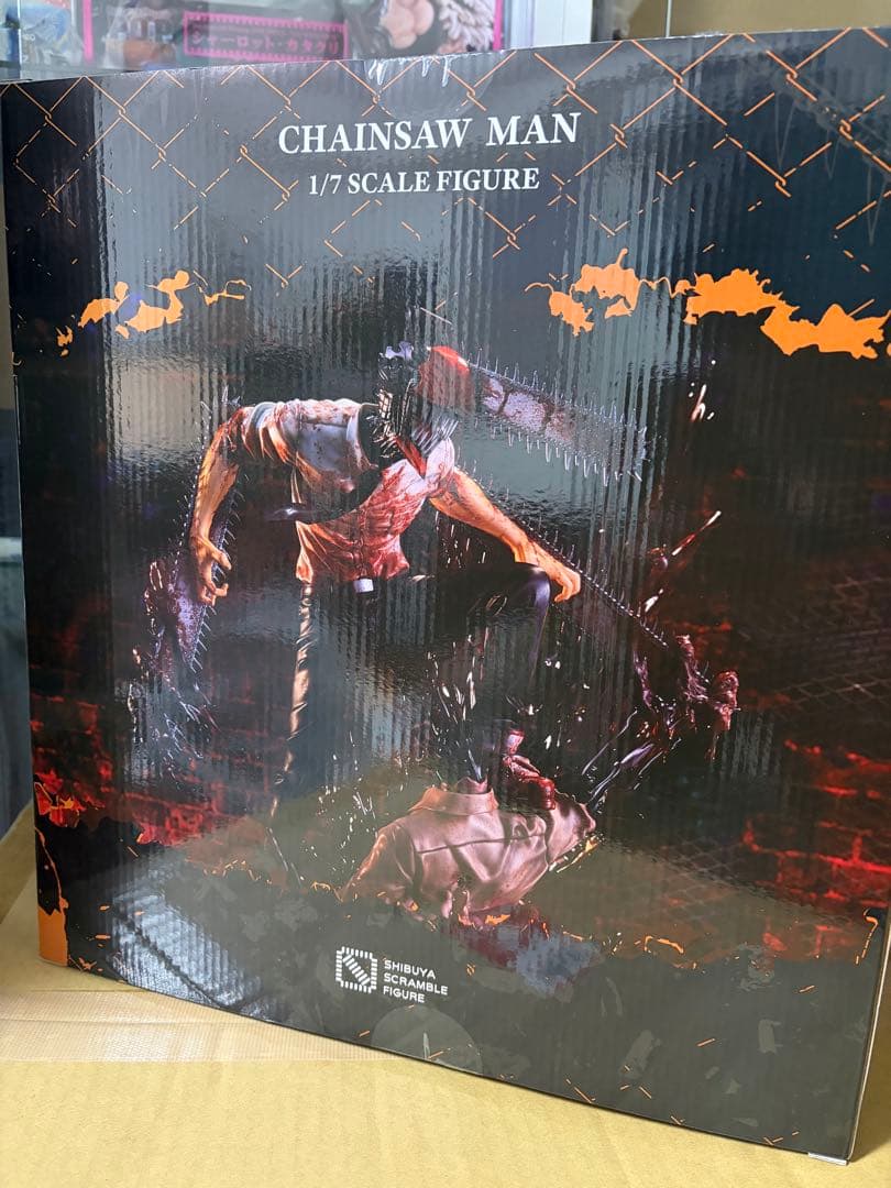 チェンソーマン 1/7スケールフィギュア 渋谷スクランブルフィギュア　ポチタ付き