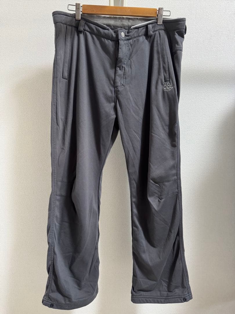 686 スノーボードウェア 上下 インナー&パスケース付