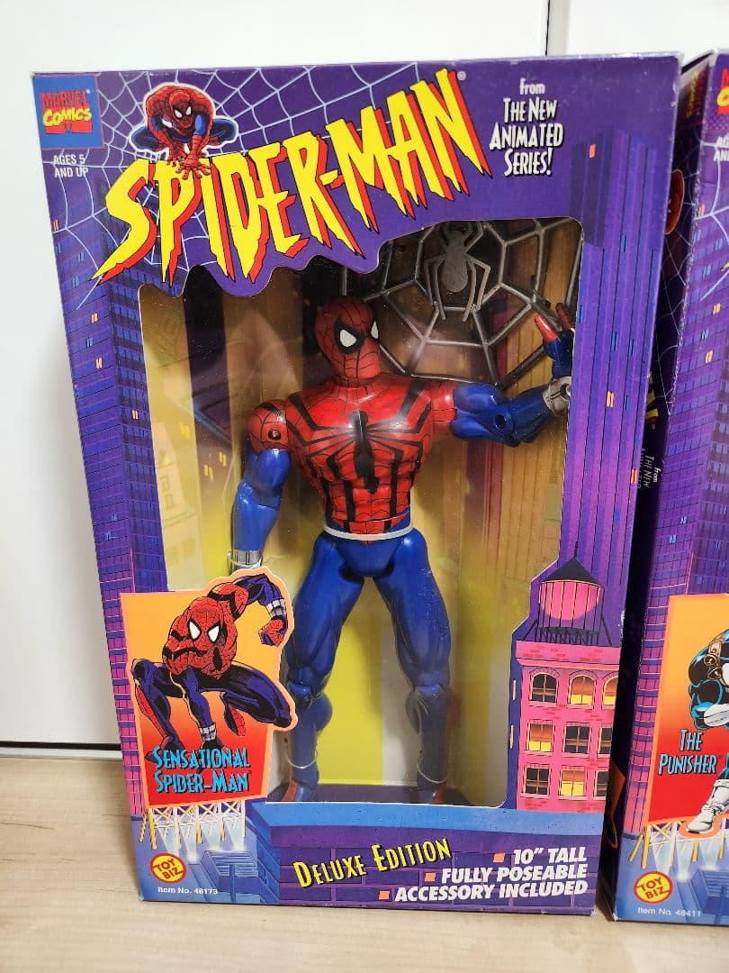 未使用　スパイダーマン デラックスエディション フィギュア 3体　トイビズ