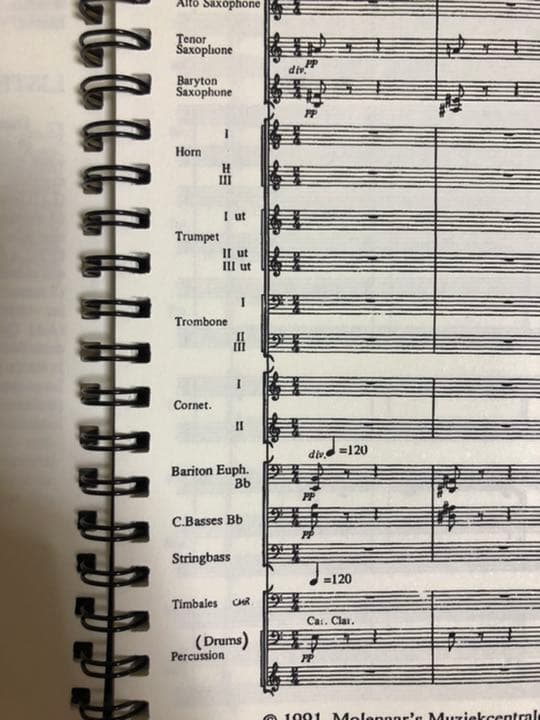 【リスニング・トゥ・パリ】吹奏楽楽譜セット