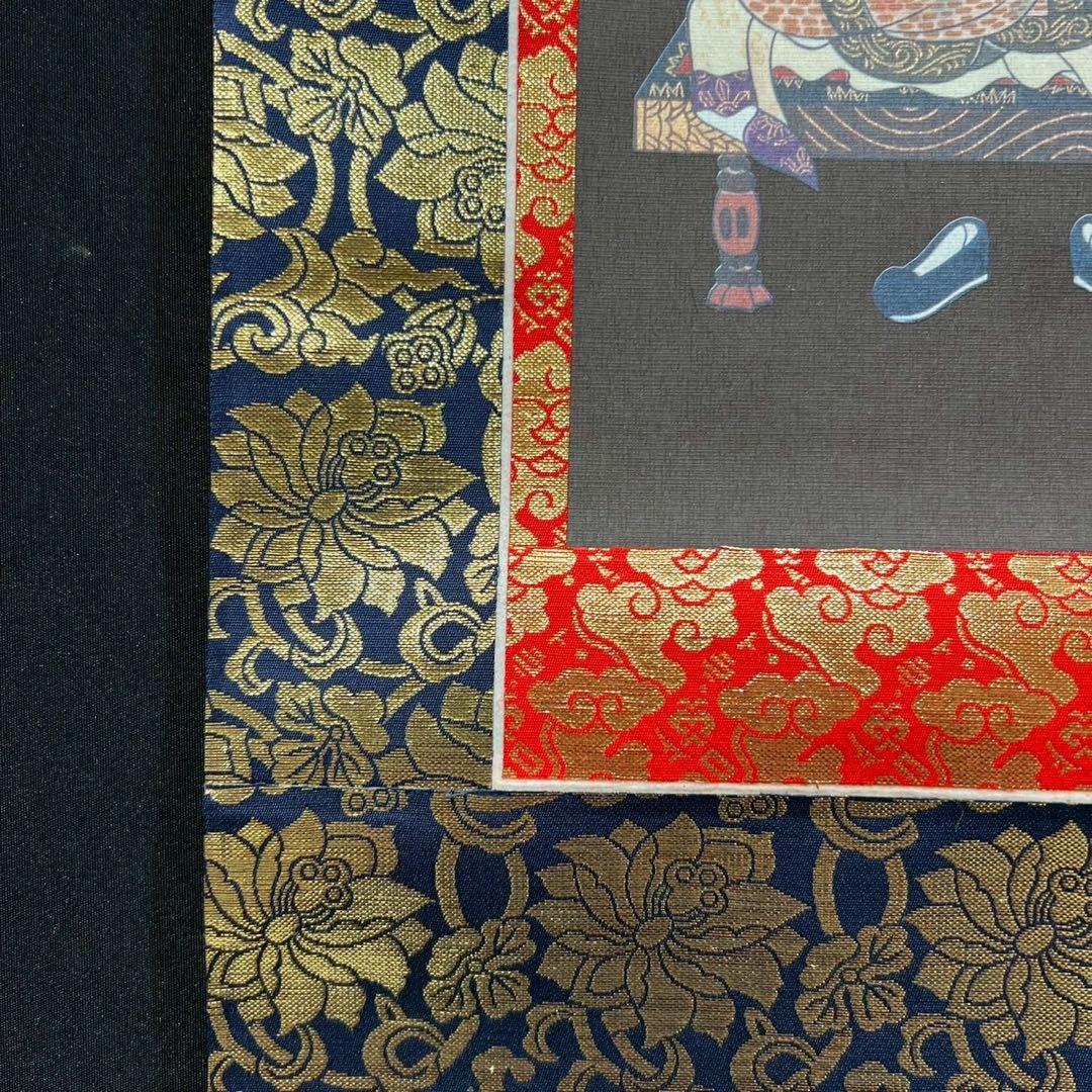 30 天台五尊仏 仏画 仏間 縁起物 無落款