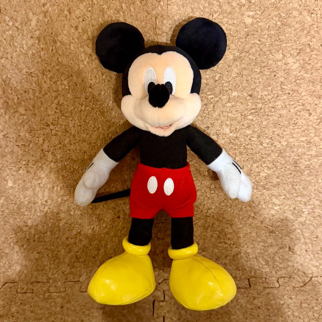 Disney公式グッズ ポージープラッシー 初期 ぬいぐるみバッジ ストラップ