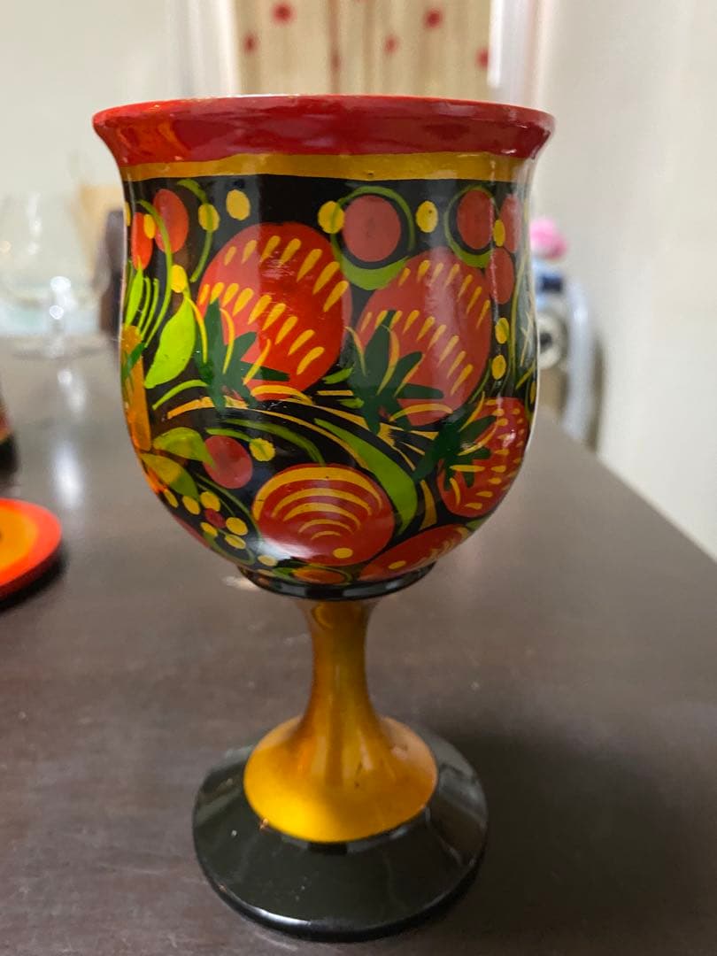 ロシア製木製飲料サーバーセット