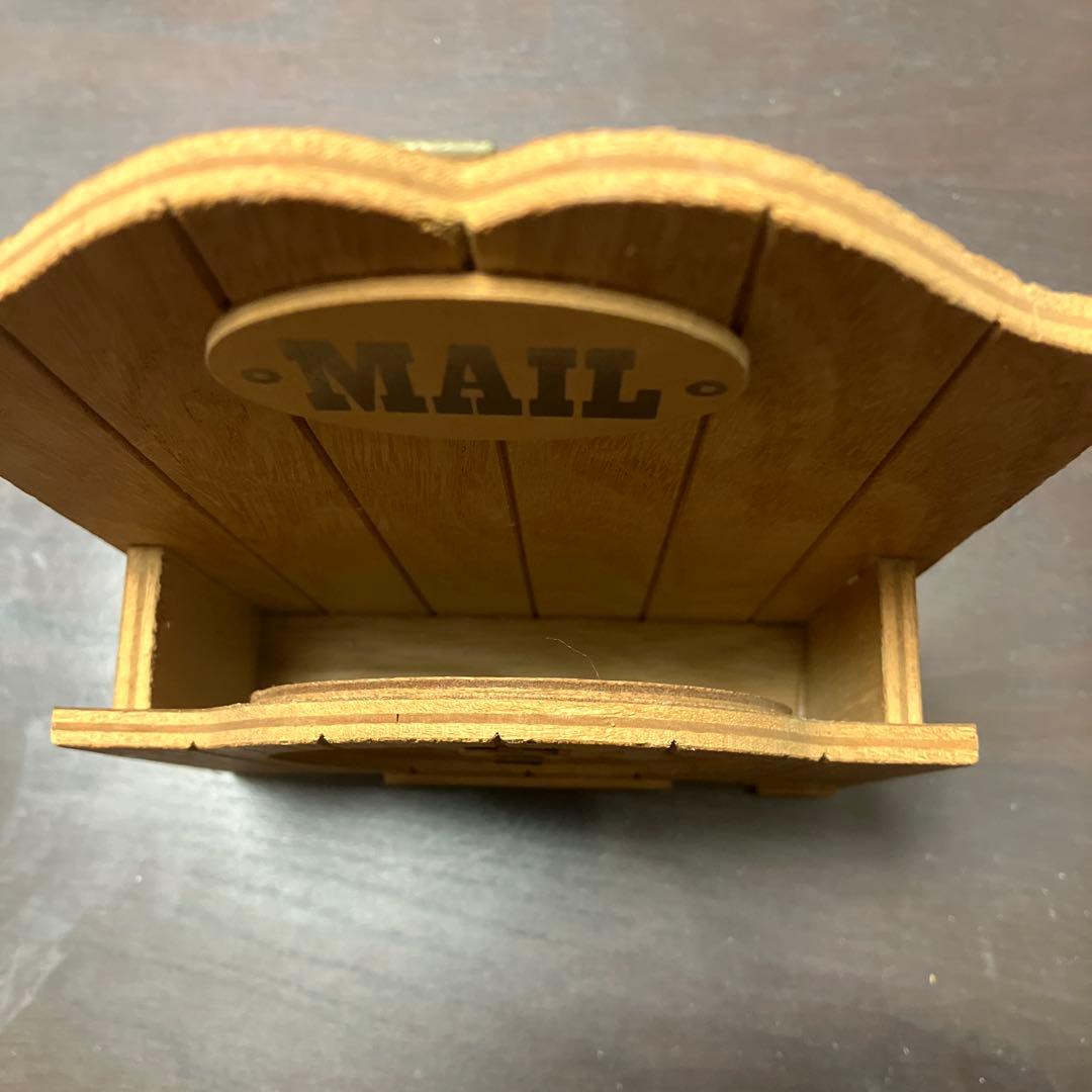 ミッキーマウス 木製郵便受け