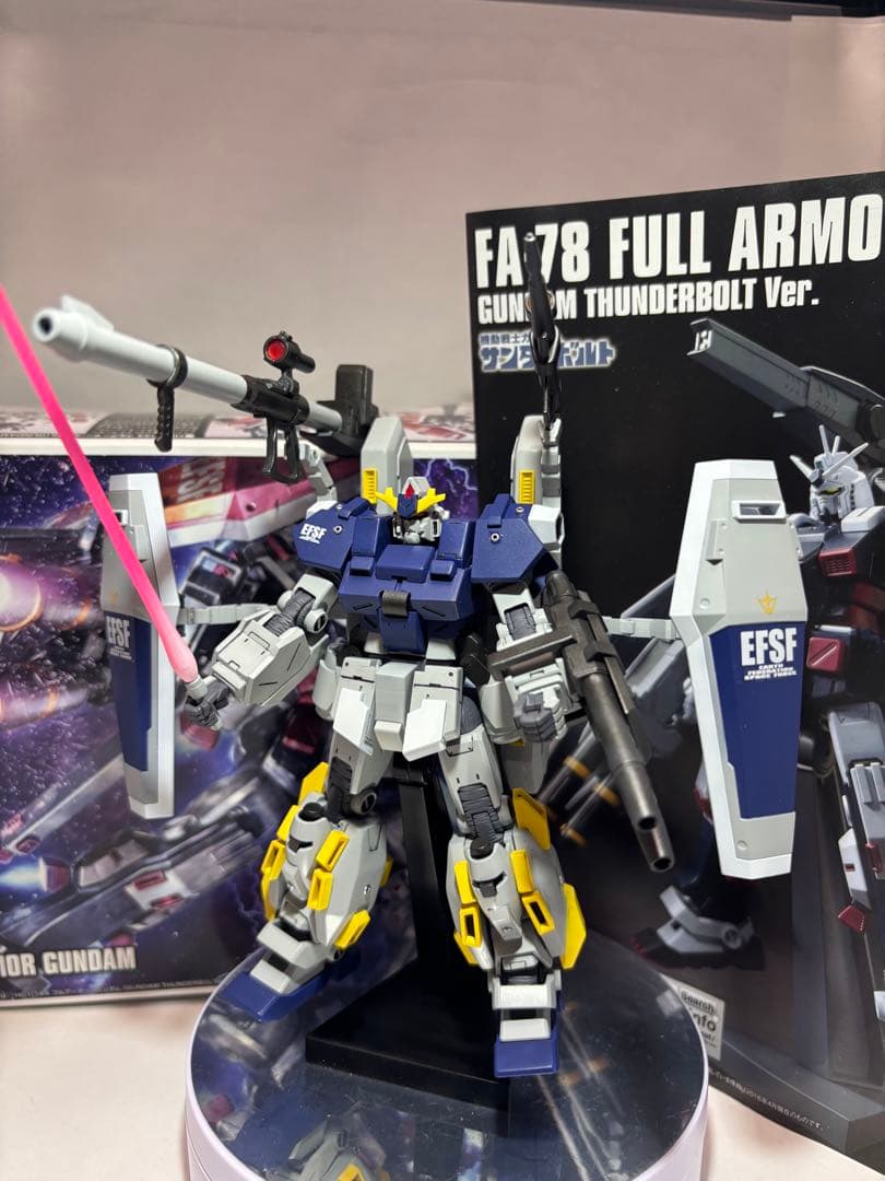 HG 機動戦士ガンダムサンダーボルト　ブルG塗装完成品