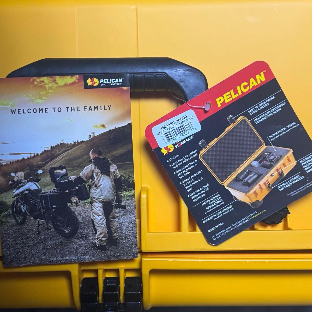 ペリカン Pelican IM2950 ストームケース フォームなし イエロー