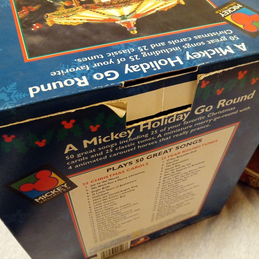 【レトロ】クリスマス　ディズニー　電子　オルゴール　メリーゴーランド