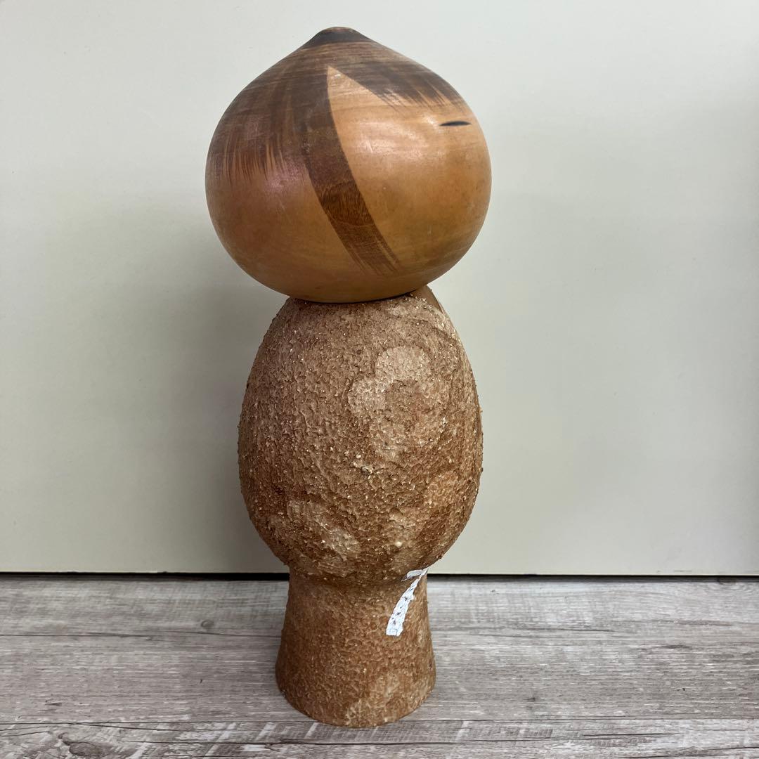 4F 近代こけし 憲心作 銘入り 創作こけし 木工品 伝統工芸 インテリア