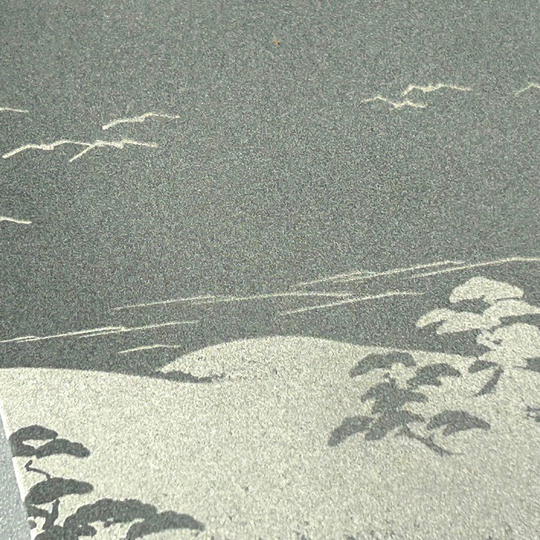 【未使用】アートパネル 現代版掛け軸 掛け軸 インテリア 利久 州浜 枯山水