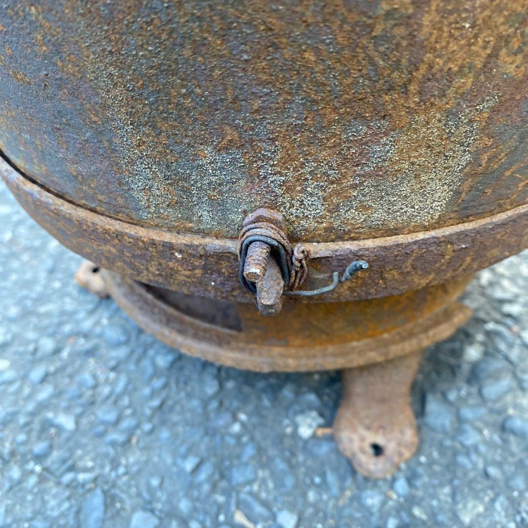 鋳鉄 薪ストーブ 七輪　暖房器具　高さ45cm