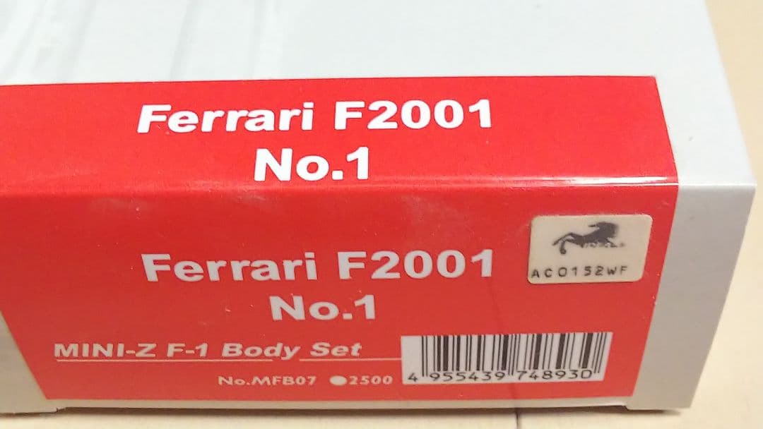 Miniz-F1 Body F2001 No.1　未使用品