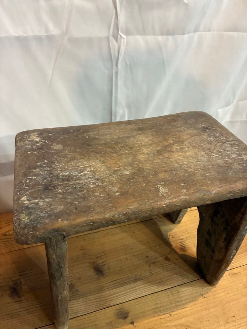 フランス　アンティーク　スツール　ステップ　チェア