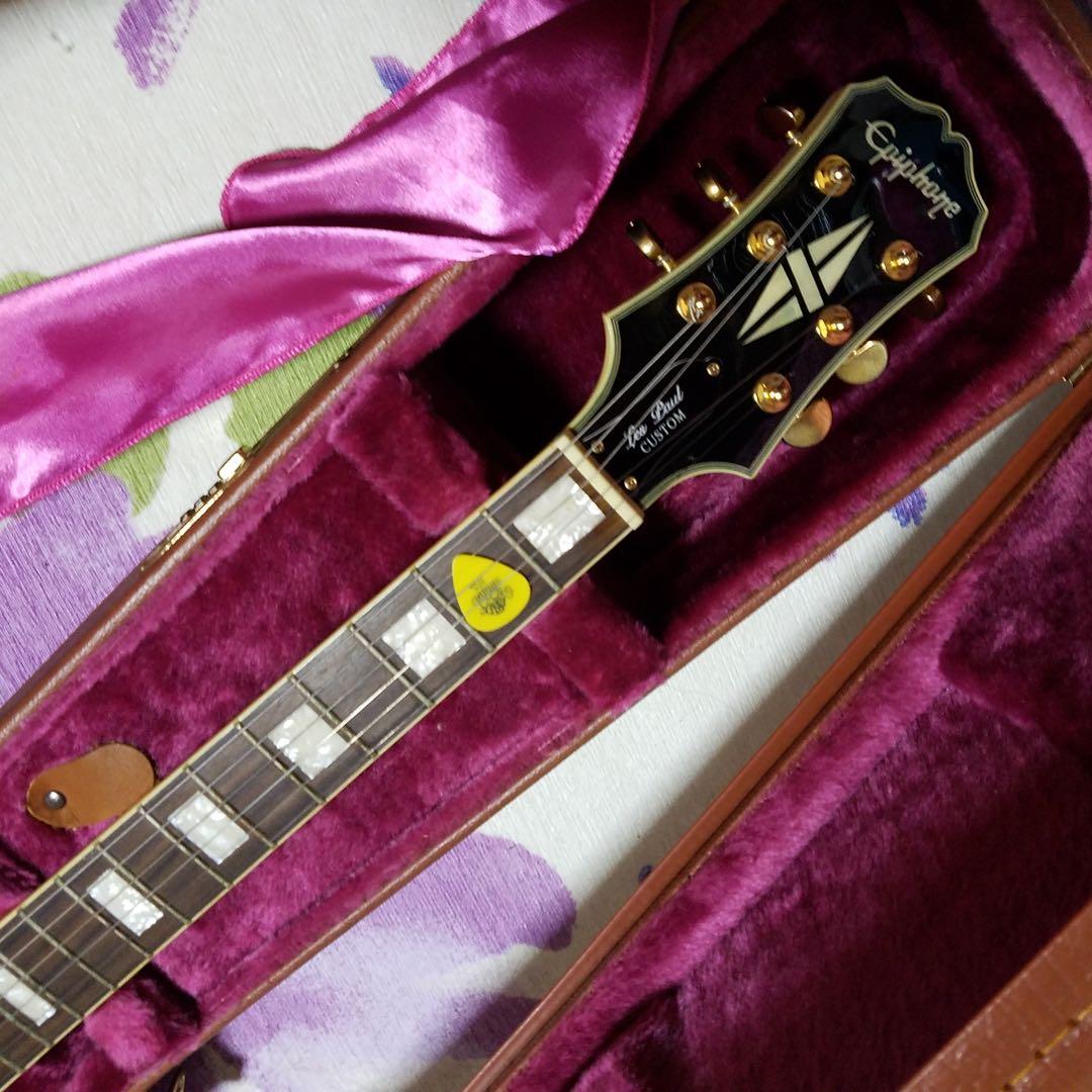 ◆Epiphone Les Paul Custom white EEシリアル◆