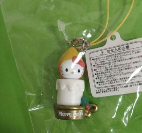 新品　ハローキティ　クリスマスストラップ　全4種　コンビニ限定　販売　2007年