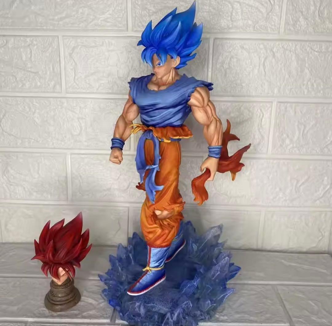 ドラゴンボール　JT製　孫悟空　顔変えパーツ＆光る台座付き　新品未使用品。