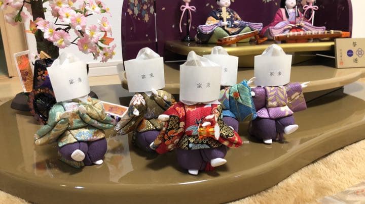 木目込み　雛人形　祭遊