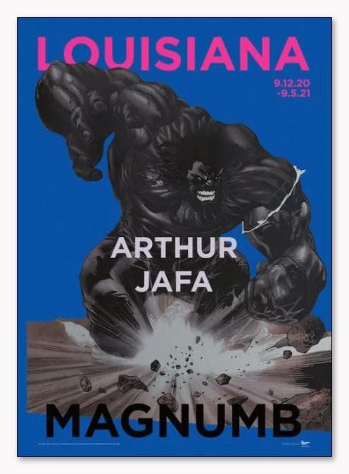 額装品/Magnumb Blue 2017/アーサー ジャファ/ポスター/アート