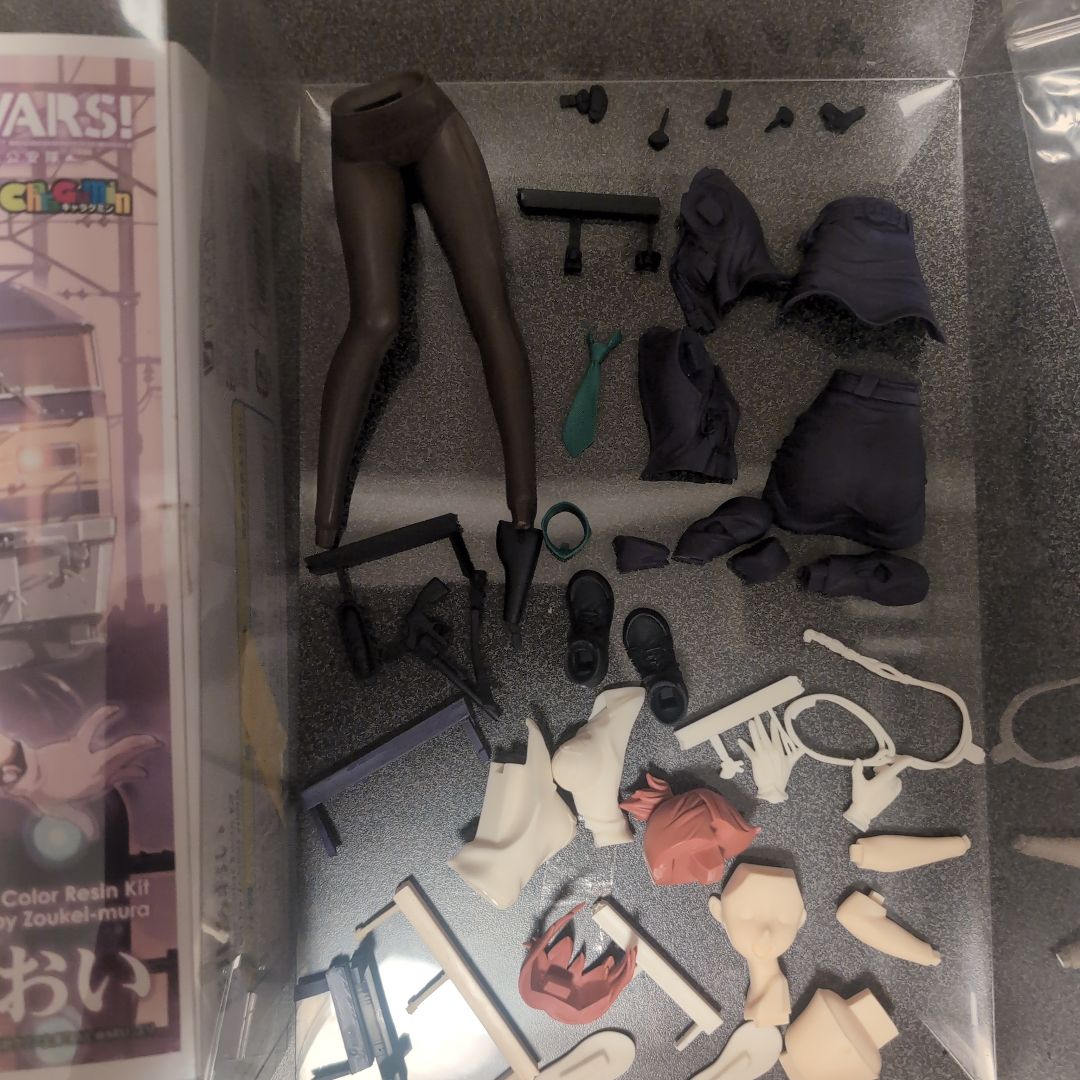 桜井あおい 1/7スケール レジンキット　RAIL WARS! キャラグミン