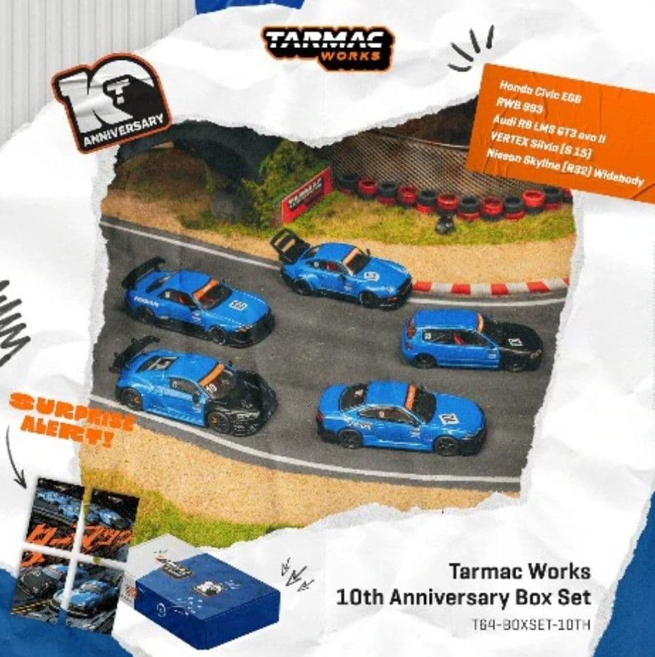 ターマック ワークス 1/64 ターマック ワークス 10周年 5台セット