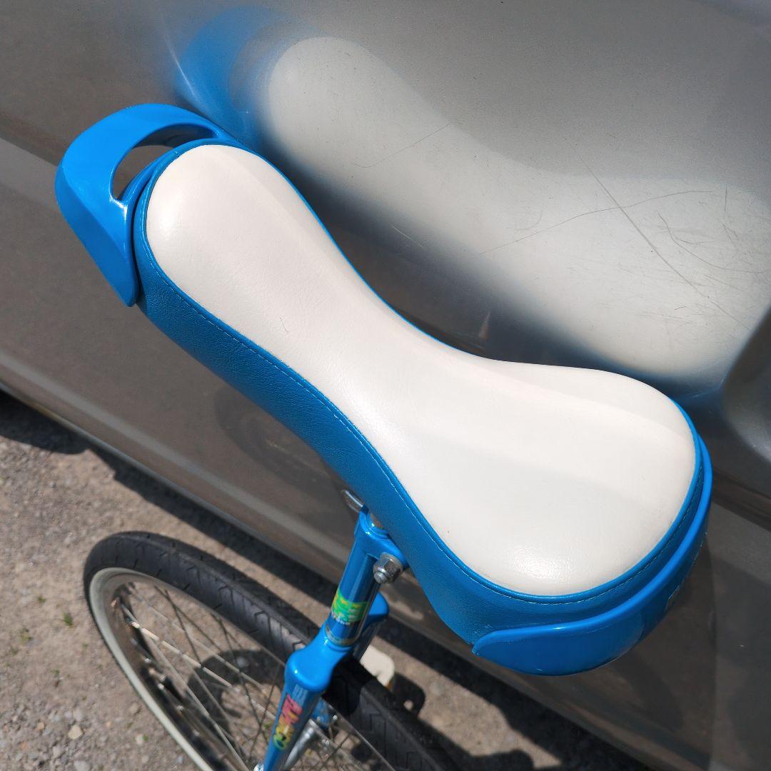 【値下げ】MIYATA 一輪車 フラミンゴ　青　ミヤタ　ブルーカラー　24インチ