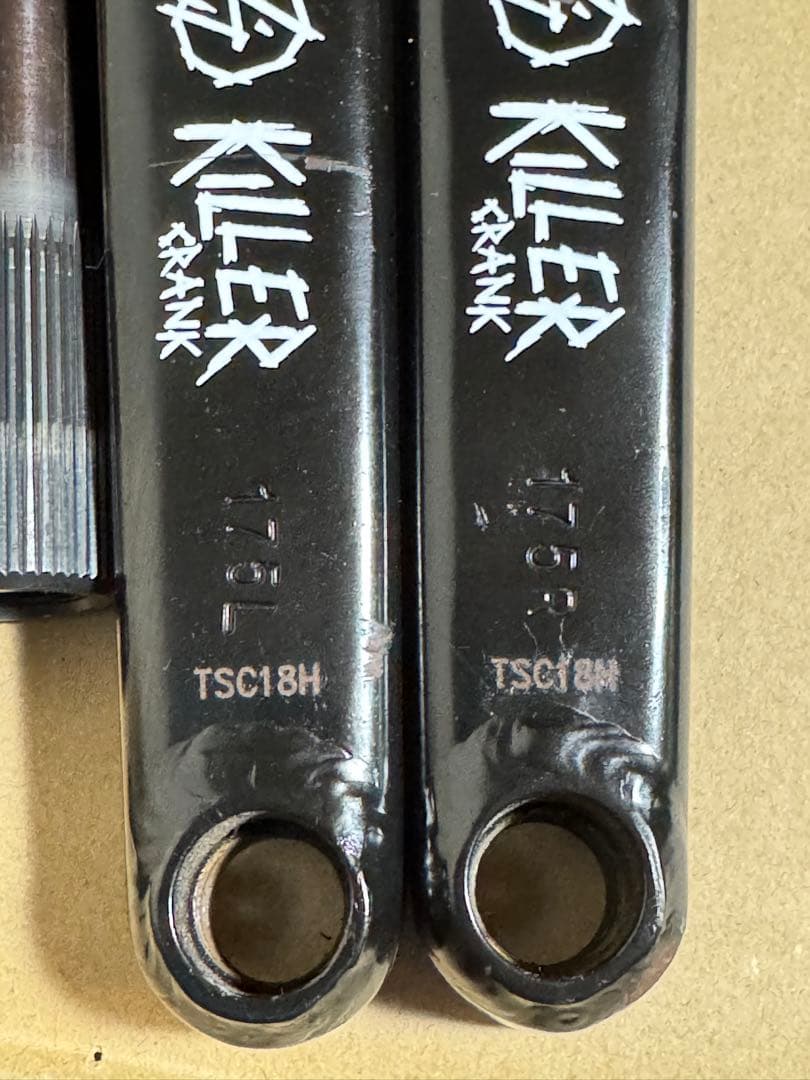 BMX クランクSHADOW KILLER CRANK ブラック
