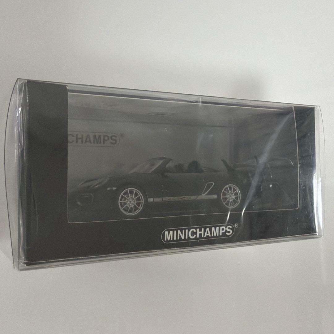 ミニカー Porsche Boxter Spyder 2010 Black /PMA