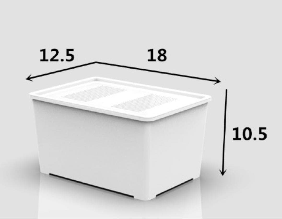 カメ専用飼育ケース　4個セット　中サイズ