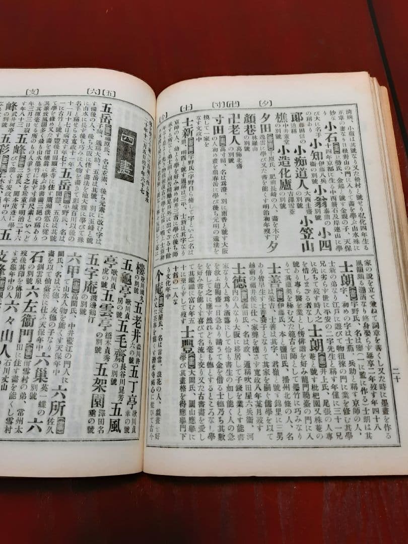 明治44年発行『日本書画人名辞書』上巻・中巻・下巻　3冊セット