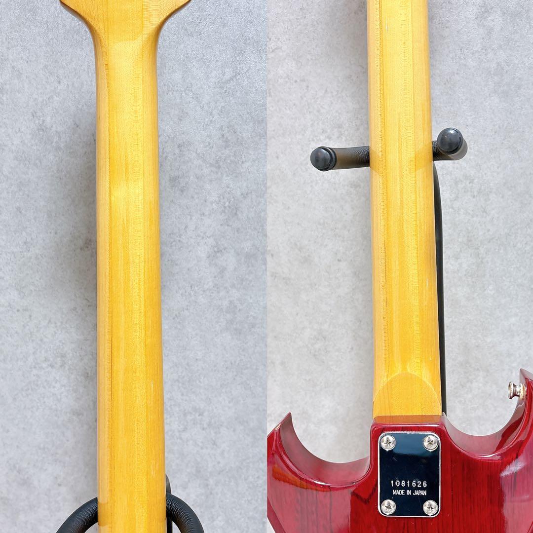 Aria proⅡ アリアプロ CSB-380 日本製 ベース 赤 カーディナル