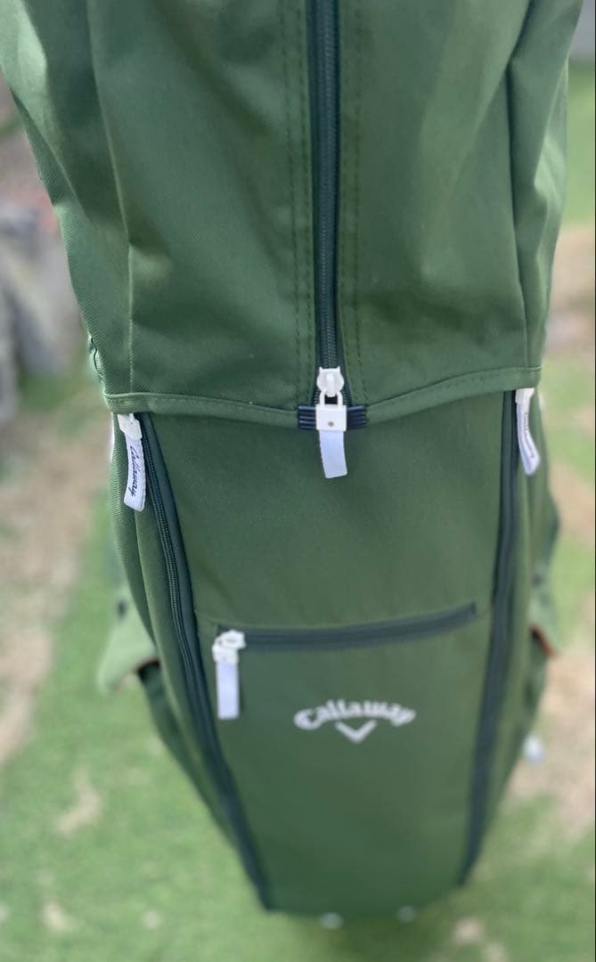 キャロウェイ アドバンス キャディバッグ 22 JM カーキ　中古