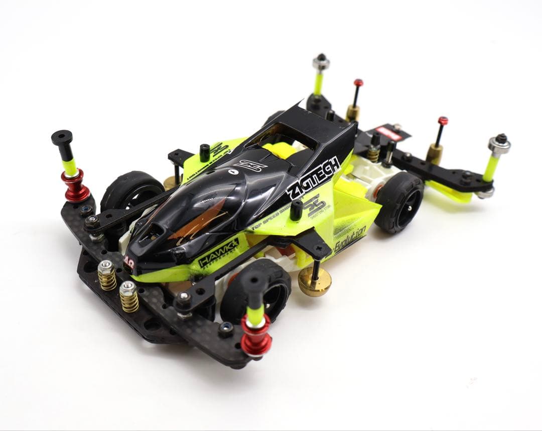 ミニ四駆 引退 セット 充電 スピードチェッカー 完成