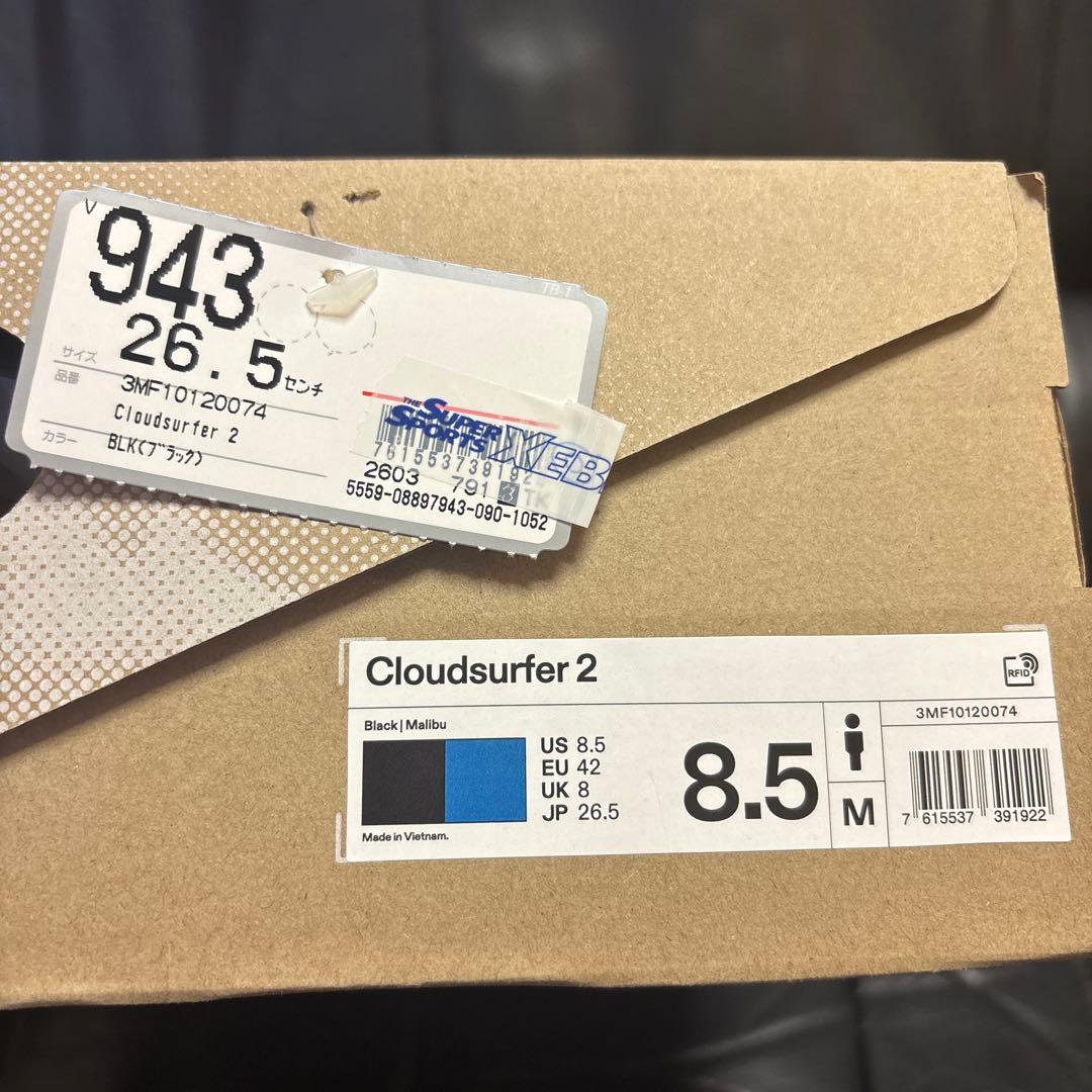 【美品】 On クラウドサーファー2 【26.5cm】
